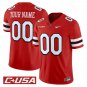 Custom Western Kentucky Hilltoppers Jersey 2025 Vapor Limited Stitched Red