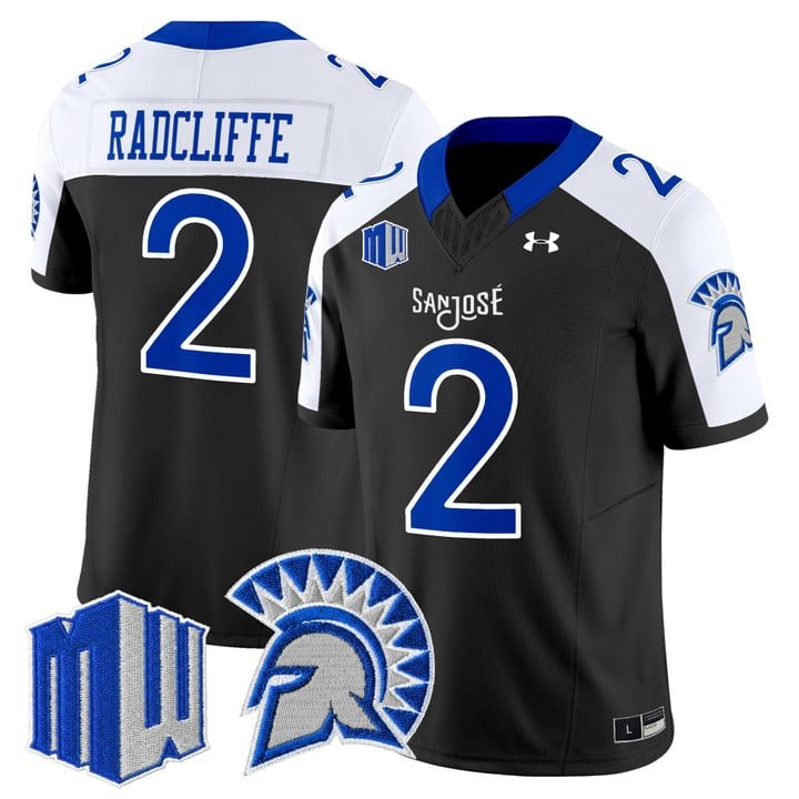 Lamar Radcliffe Jersey #2 San José State Spartans 2025 Limited Stitched Black Alter