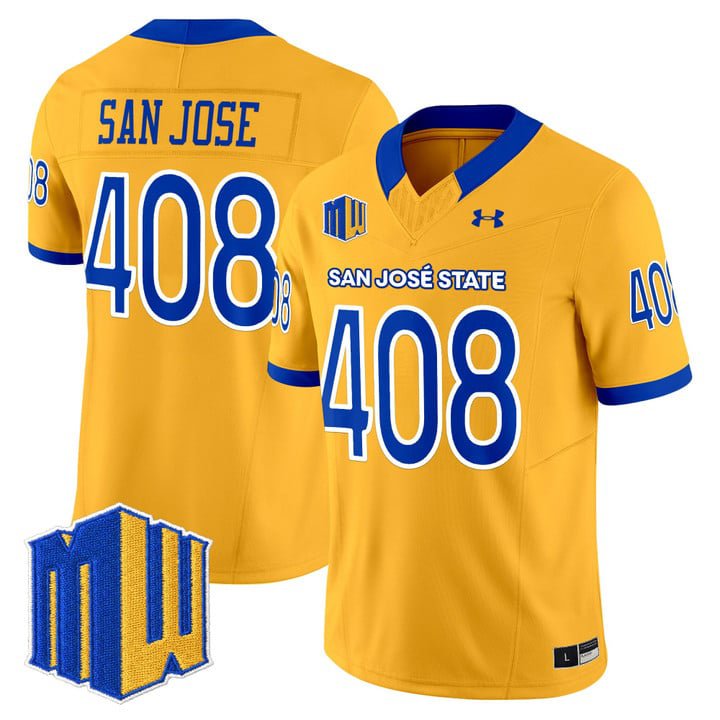 Lamar Radcliffe Jersey #2 San José State Spartans 2025 Limited Stitched Gold
