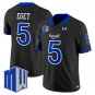 Walker Eget Jersey #5 San Jos&Atilde;&copy; State Spartans 2025 Limited Stitched Black