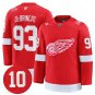 Alex DeBrincat Jersey #93 Red Wings #10 Alex Delvecchio Honoring Red