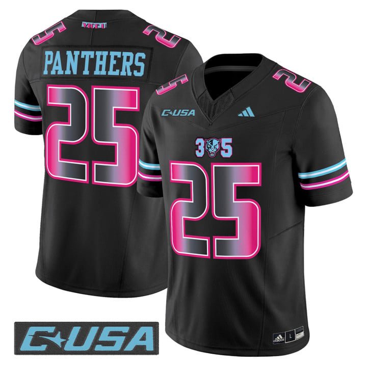 Panthers Jersey #25 Florida International Panthers 2025 Stitched Vice U