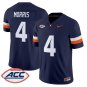 Chandler Morris Jersey #4 Virginia Cavaliers 2025 Stitched Navy
