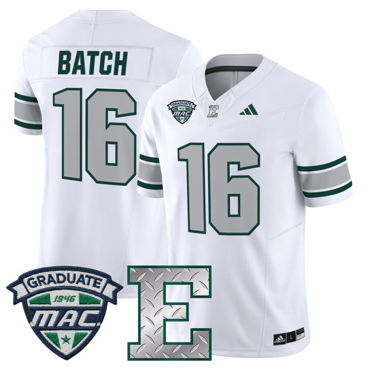 Charlie Batch Jersey #16 Eastern Michigan Eagles 2025 Limited Stitched White