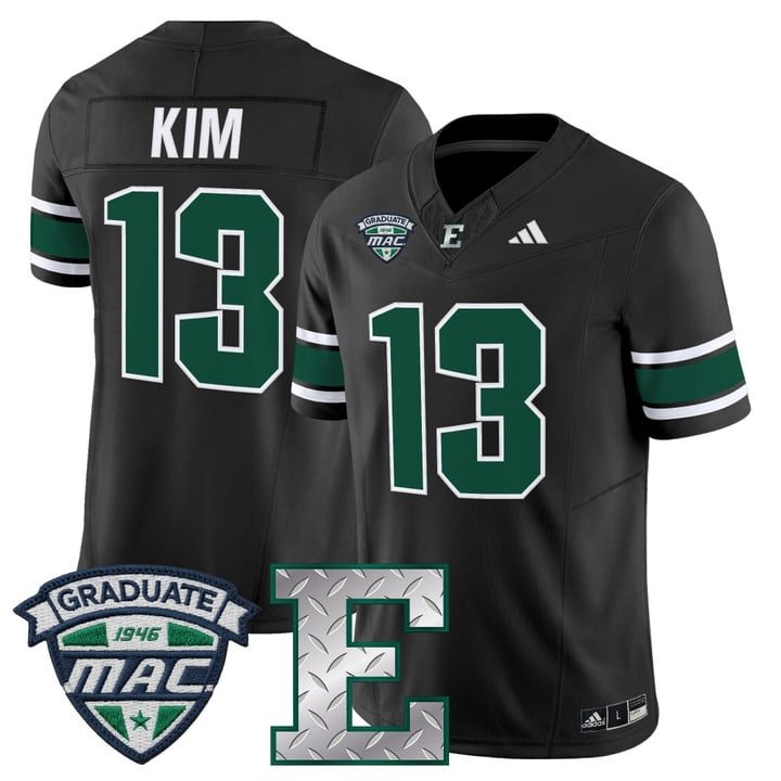 Noah Kim Jersey #13 Eastern Michigan Eagles 2025 Limited Stitched Black