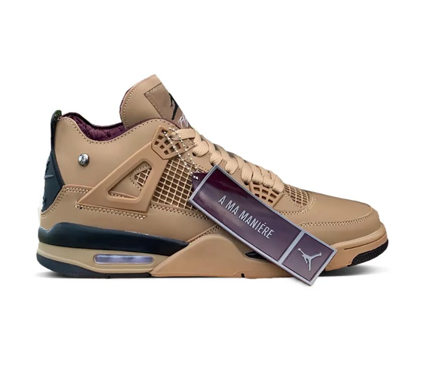 A Ma Maniére x Air Jordan 4 Dark Mocha Shoes Sneakers