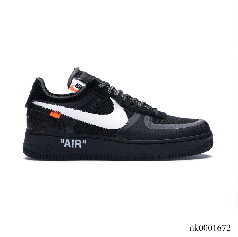Air Force 1 Low Off-White Black White Shoes Sneakers