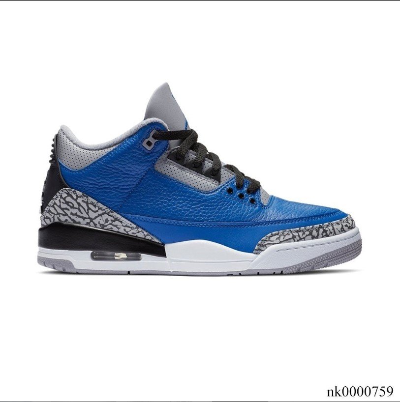 Air Jordan  Jordan 3 Retro Varsity Royal Cement Shoes Sneakers