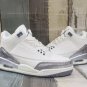 Air Jordan 3 SailMetallic Silver Shoes Sneakers