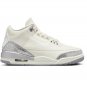 Air Jordan 3 SailMetallic Silver Shoes Sneakers