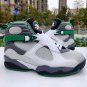 Air Jordan 8 Oregon PE Pure Platinum Shoes Sneakers