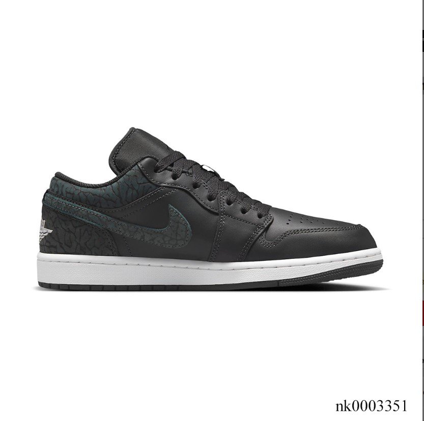 Air Jordan 1 Low SE Black Elephant Shoes Sneakers