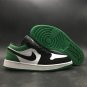 Air Jordan 1 Low White Black Mystic Green Shoes Sneakers