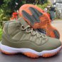 Air Jordan 11 Matte Olive Green Shoes Sneaker