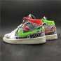 Air Jordan 1 Mid All Over Logos Shoes Sneakers