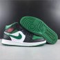Air Jordan 1 Mid Green Toe Shoes Sneakers