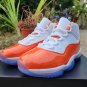 Air Jordan 11 White Orange Shoes Sneakers