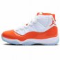 Air Jordan 11 White Orange Shoes Sneakers