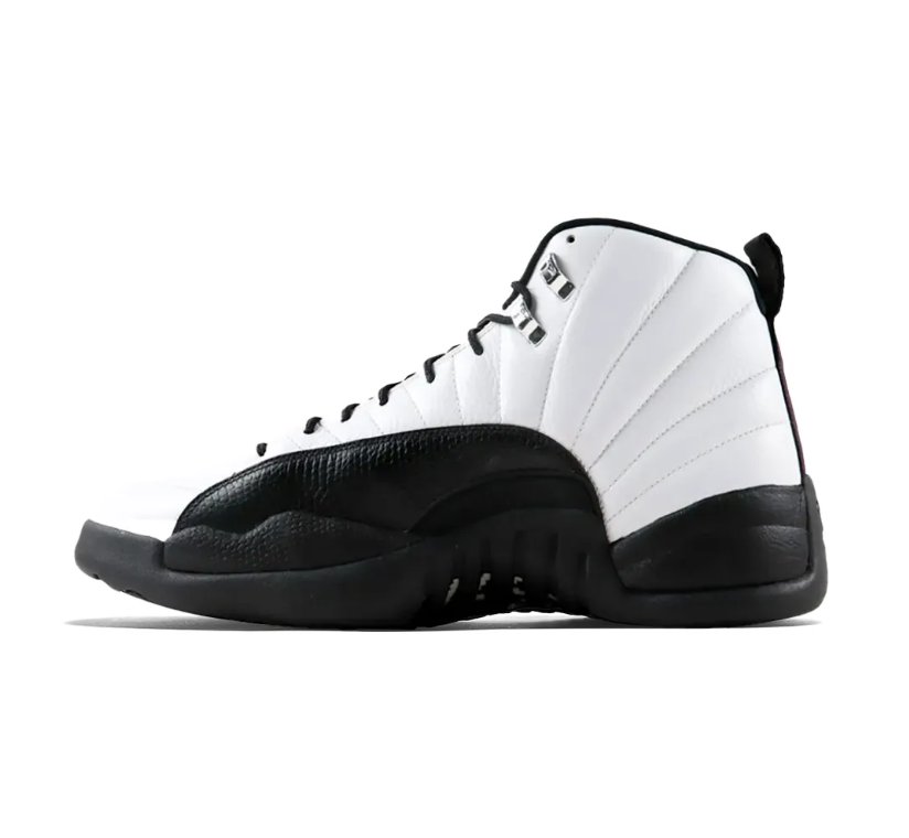 Air Jordan 12 Black Tongue Taxi Sample Shoes Sneakers