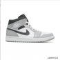Air Jordan 1 Mid Light Smoke Grey Shoes Sneakers