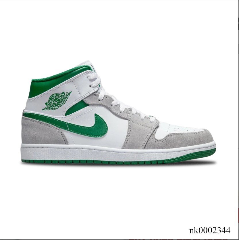 Air Jordan 1 Mid SE Grey Green Shoes Sneakers