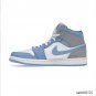 Air Jordan 1 Mid University Blue Grey Shoes Sneakers