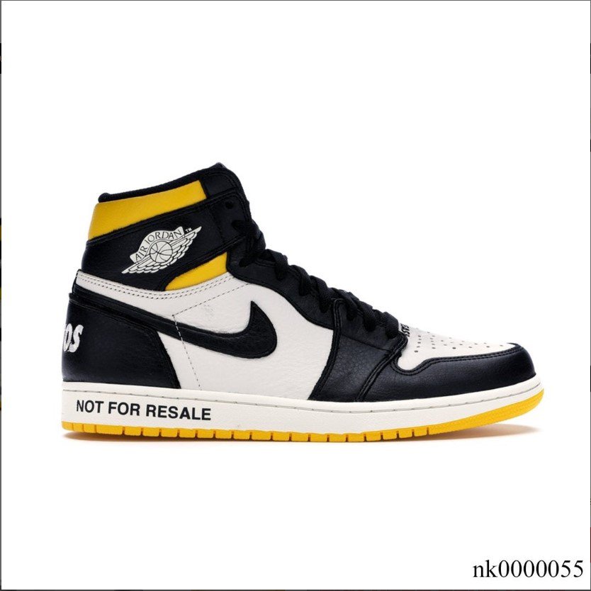 Air Jordan 1 Retro High “Not for Resale” Varsity Maize Shoes Sneakers