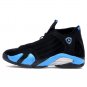 Air Jordan 14 Black University Blue Shoes Sneakers