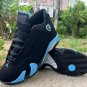 Air Jordan 14 Black University Blue Shoes Sneakers