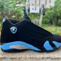 Air Jordan 14 Black University Blue Shoes Sneakers