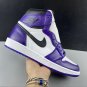 Air Jordan 1 Retro High Court Purple White Shoes Sneakers