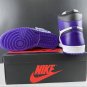 Air Jordan 1 Retro High Court Purple White Shoes Sneakers