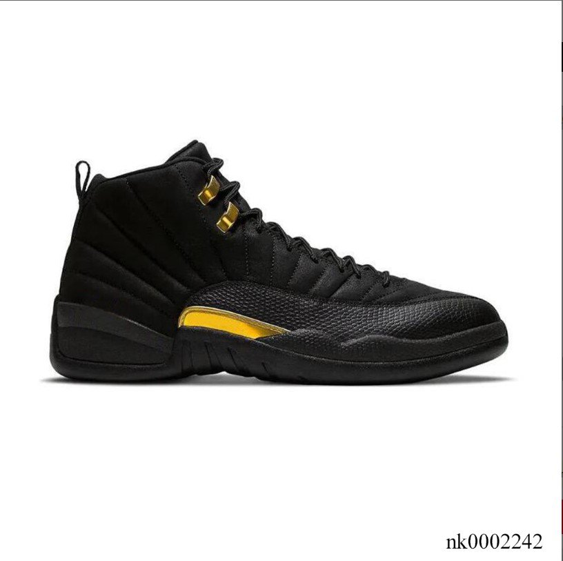 Air Jordan 12 Black Taxi Shoes Sneakers
