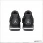Air Jordan 4 Retro Black Canvas Shoes Sneakers