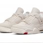Air Jordan 4 Retro Blank Canvas Shoes Sneakers