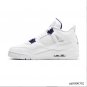 Air Jordan 4 Retro Metallic Purple Shoes Sneakers (Big Size Available)