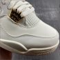 Air Jordan 4 Sail Metallic Gold Shoes Sneakers