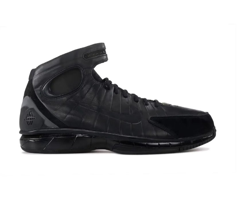 NK Air Zoom Huarache 2K4 OT Black Shoes Sneakers