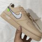 OW x AF 1 Low Sesame Shoes Sneakers
