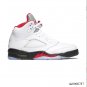 Air Jordan 5 Fire Red Silver Tongue (2020) Shoes Sneakers