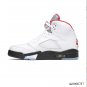 Air Jordan 5 Fire Red Silver Tongue (2020) Shoes Sneakers