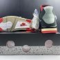 OFF-WHITE  x Air Jordan 4 Bred Shoes Sneakers