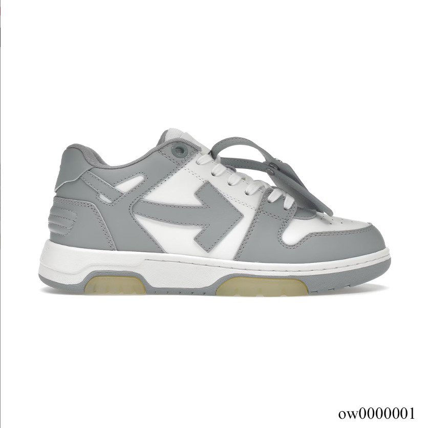 OFF-WHITE Out Of Office OOO Low TopsGrey White Shoes Sneakers