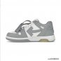 OFF-WHITE Out Of Office OOO Low TopsGrey White Shoes Sneakers
