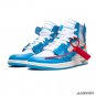 OFF-WHITE x Air Jordan 1 High OG UNC Shoes Sneakers