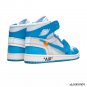 OFF-WHITE x Air Jordan 1 High OG UNC Shoes Sneakers