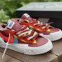 Sacai x KAWS x Blazer Low Team Red Shoes Sneakers