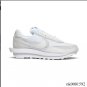 Sacai x LDWaffle White Nylon Shoes Sneakers