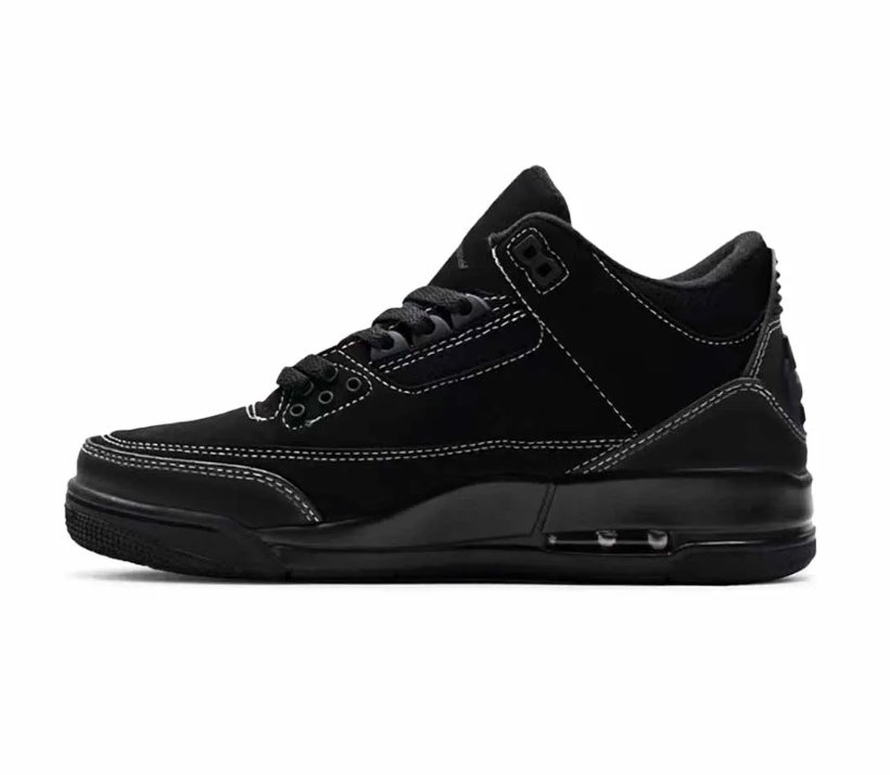Travis Scott x AJ 3 Black Cat Shoes Sneakers