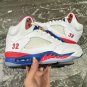 Air Jordan 5 White Blue Red Shoes Sneaker